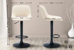 CLP Bárszék Camden műbőr, krém (324140)