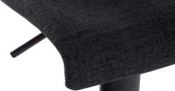 CLP Bárszék Branford szövet, fekete (322232)