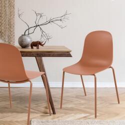 CLP 2 db Hardin székből álló készlet, terrakotta (326785)