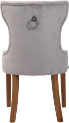 CLP Szék Franca bársony antik-light, szürke (314754)