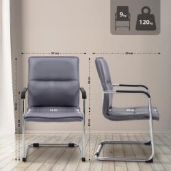 CLP Seattle látogatói szék, szürke (181103408)