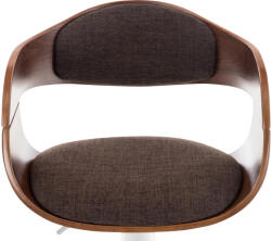 CLP Bárszék Kingston C szövet, dió/barna (304745)