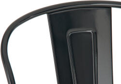 CLP 4 db Aiden bárszék készlet, fekete (312739)