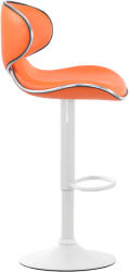 CLP 2 db Las Vegas V2 műbőr bárszék készlet, narancs (316047)