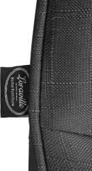 CLP 2 db bárszék készlet Vonore szövet króm, sötétszürke (325233)