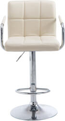 CLP Lucy V2 krómozott bárszék, krém (10606304)