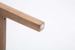 CLP 2 db-os bárszék szett Louise szövet antik-light, világosszürke (309374)