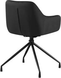 CLP Welby bársony étkezőszék, fekete (324950)