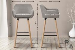 CLP Bárszék Grant szövet, szürke (323681)