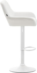 CLP 2 db bárszék Braga műbőr készlet, fehér (316081)