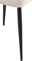 CLP 2 db Emia bársony étkezőszék készlet, világosszürke (323765)