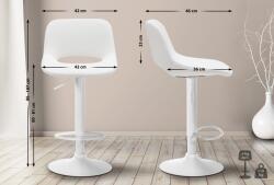 CLP Bárszék Camden műbőr, fehér (324141)