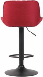 CLP Lentini szövet 2 db bárszék készlet, piros (320575)