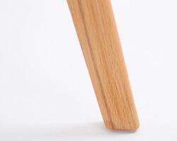 CLP Metz natúr műanyag bárszék készlet, szürke (315141)