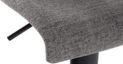 CLP Bárszék Branford szövet, világosszürke (322231)