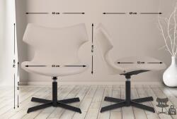 CLP Lounger Welland műbőr, krém (317805)