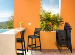 CLP Ares bárszék, fekete (101978601)