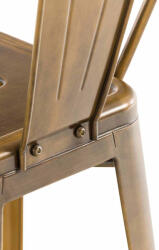 CLP 4 db Aiden bárszék készlet, arany (312735)