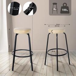 CLP Bárszék Kamari műbőr, krém (324860)