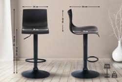 CLP Bárszék Hoover B, fekete (324794)