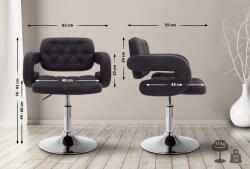 CLP Lounger Dublin szövet, fekete (308242)