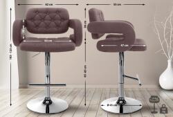 CLP Bárszék Dublin FABRIC C, barna (10701403)