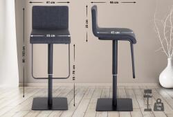 CLP Bárszék Limon B szövet, sötétszürke (102242556)