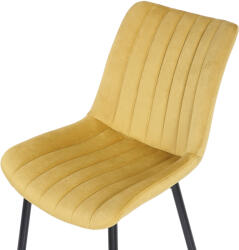 CLP Rahden bársony szék, sárga (318410)