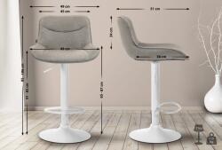 CLP Bárszék Vonore szövet, taupe (323552)