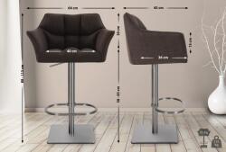 CLP Bárszék Damaso E szövet, barna (101674003)