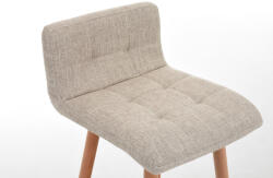 CLP 2 db bárszék szett, natúr Lincoln szövet, krém (304949)