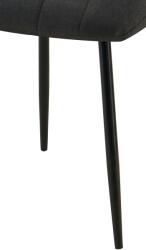 CLP Szék Dijon szövet, fekete (317245)