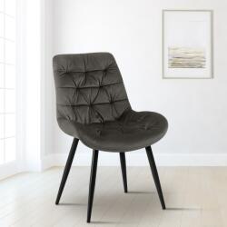 CLP 2 db Rossford étkezőszék készlet, antracit (326540)