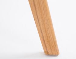 CLP Metz natúr műanyag bárszék készlet, fehér (315140)