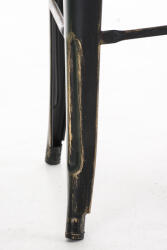 CLP Antik Aiden bárszék, fekete-arany (10481367)