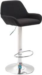 CLP Bárszék Braga szövet króm, fekete (309001)