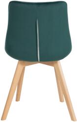 CLP 2 db Brook bársony szék készlet, zöld (323031)