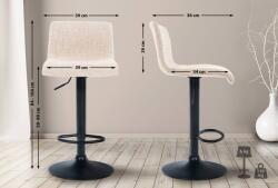 CLP Bárszék Hoover szövet B, krém (324814)