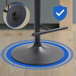 CLP 2 db bárszék Damar műbőr készlet, fehér (325680)