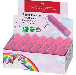 Faber-Castell Faber-castell: Radír display, háromszögletű, FABER-CASTELL, unikornis (188751)