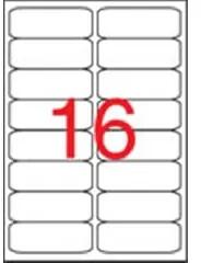 APLI Apli: Etikett, univerzális, 99, 1x34 mm, kerekített sarkú, APLI, 1600 etikett/csomag (02418)