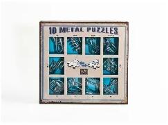 Eureka Eureka: 10 Metal Puzzle Set - kék *-*** (EUR34510)