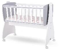 Didis Ltd. Eur Didis Ltd. Eur: Lorelli First Dreams ringatható bölcső 105x55 - White / Stone Grey (10150550041)