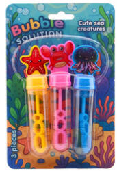  Tengeri állatok buborékfújó 3 db /csomag, 4 féle (29708)