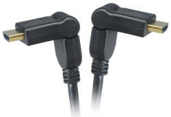 Akasa AK-CBHD11-20BK HDMI, 2 m HDMI A Fekete HDMI kábel (AK-CBHD11-20BK)