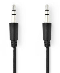 Nedis CAGL22005BK10 1 M 3.5mm Fekete audio kábel (CAGL22005BK10)
