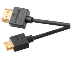 Akasa AK-CBHD13-20BK 2 M HDMI A HDMI Type C (Mini) Fekete HDMI kábel (AK-CBHD13-20BK)