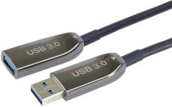 PremiumCord USB 3.2 Gen 1 (3.1 Gen 1) 10 M USB A Fekete USB kábel (8592220021665)