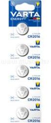 VARTA 6016229405 Energy CR2016 lítium gombelem 5db/bliszter (VARTA_6016229405) (VARTA_6016229405)