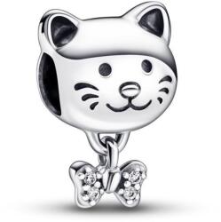 PANDORA Moments 792255C01 Cica és masni charm (Ag 925/1000, 2, 7 g)